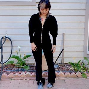 SSO by Danielle black corduroy jumpsuit